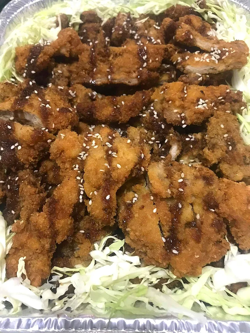 Pork Tonkatsu With Teriyaki Sauce|rowena aysonさん