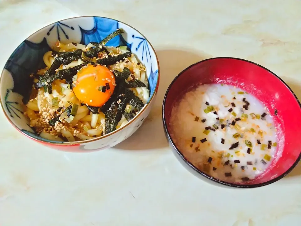 めんつゆごま油うどん&残りの白身ムダにしないでスープ|りょう②さん