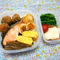 Snapdishの料理写真:夫弁当🍱|とにおさん