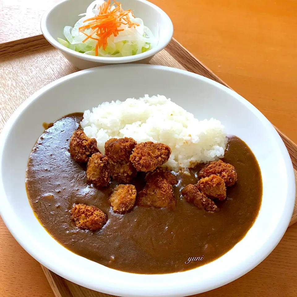 今日の、お昼ごはんカツカレー😋|🌸yuni🌸さん