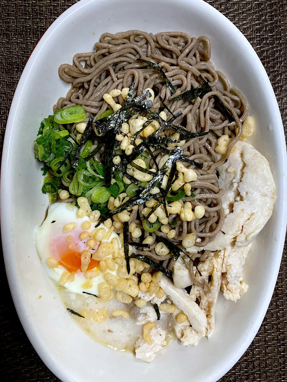 Snapdishの料理写真:親子ざる蕎麦|すくらんぶるえっぐさん