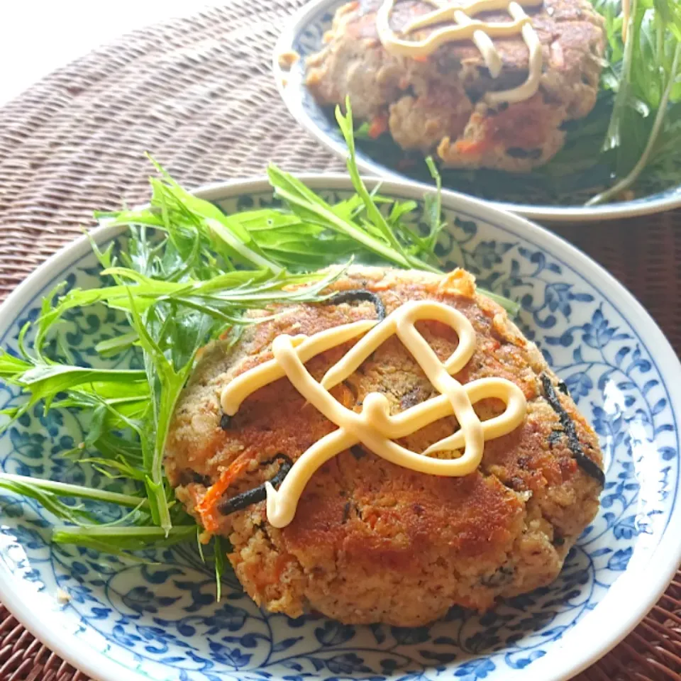 おからバーグ＊さば味噌缶味＊|tomtomverdeさん