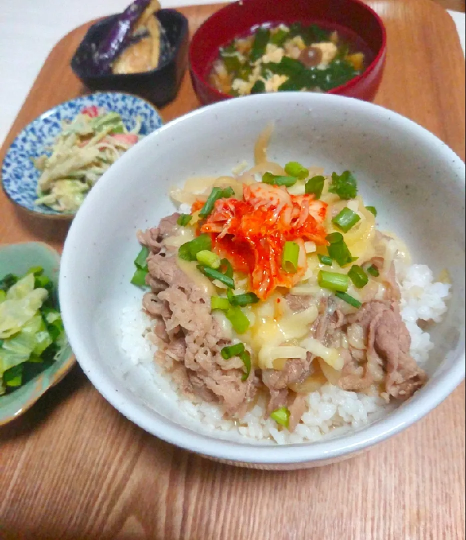 キムチチーズ牛丼|よしみさん