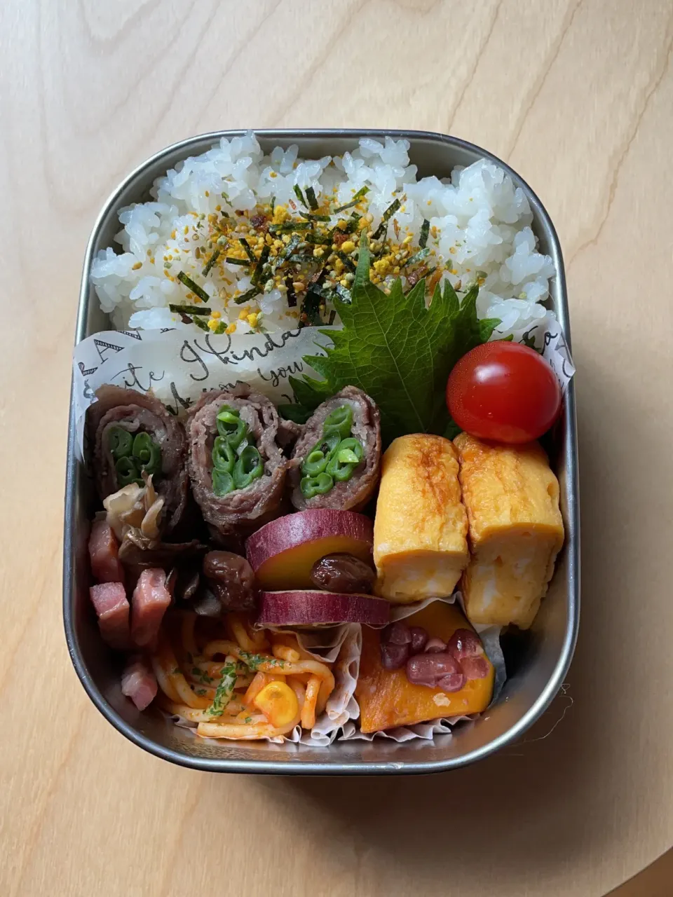 今日の中学生男子弁当🍱|はぴたさん