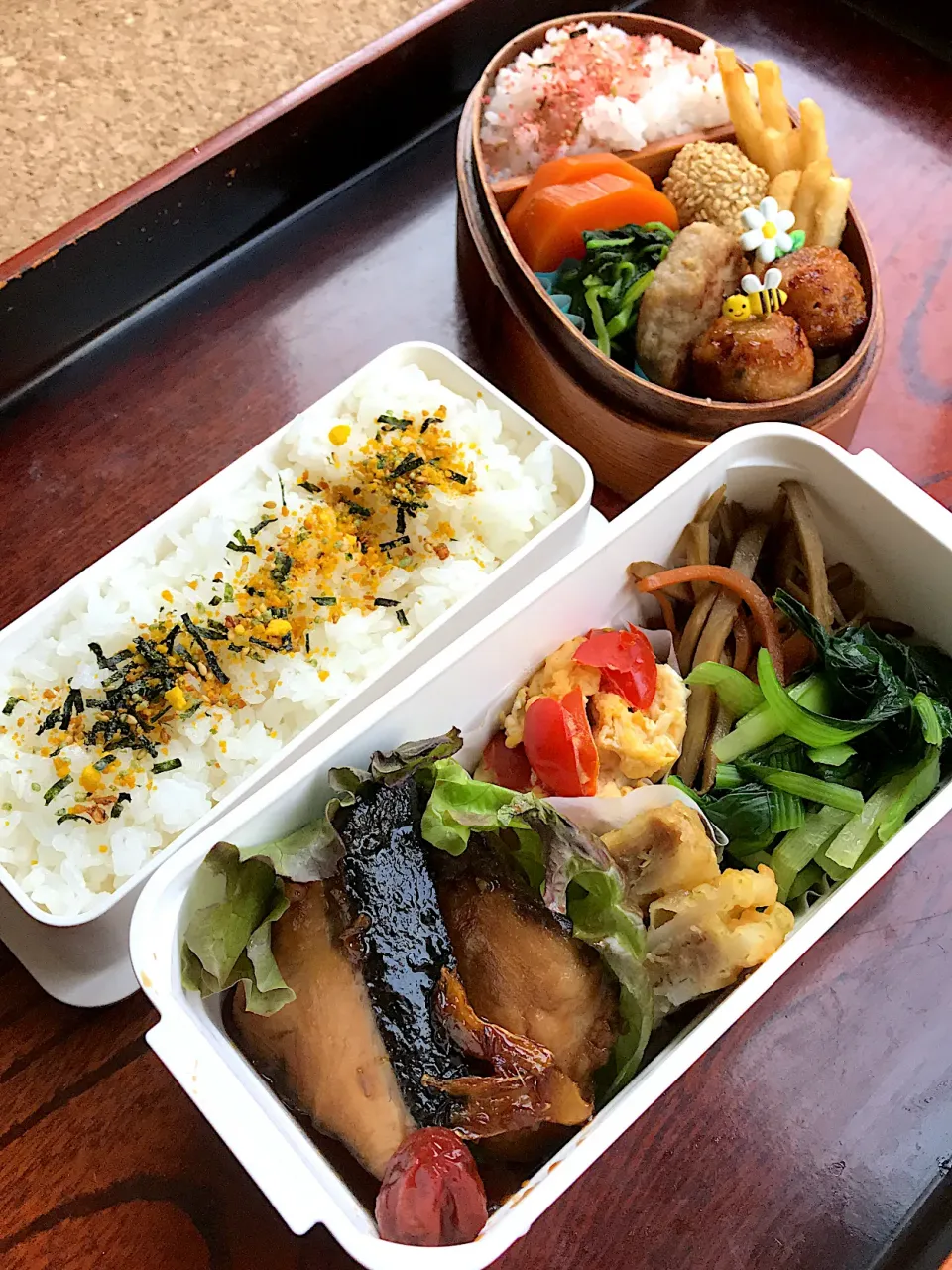 Snapdishの料理写真:鰤の照り焼き弁当|二キィさん