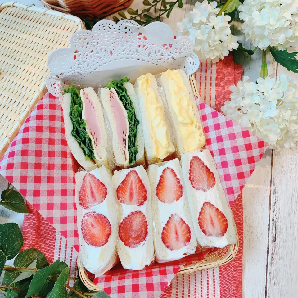 サンドイッチ弁当|ふわくまさん