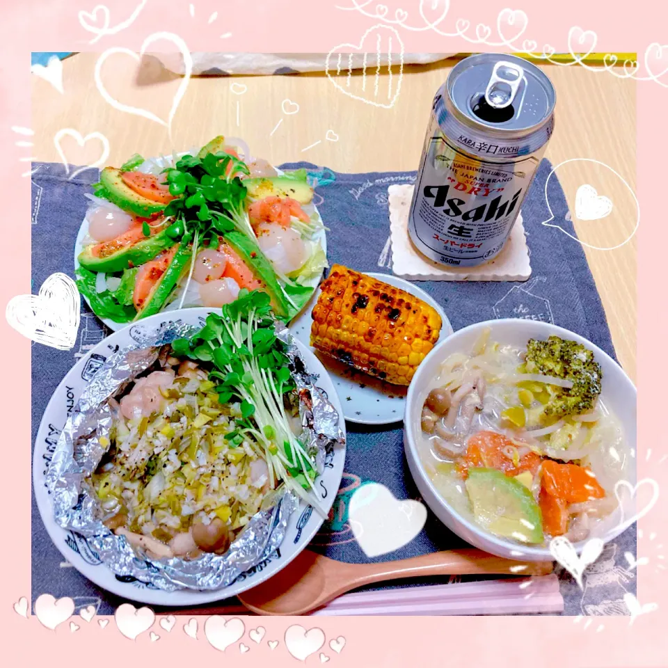 ６／８ ｔｕｅ 晩ごはん🍴＊○°|rinaronarさん