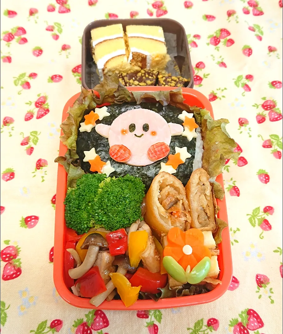 カービィおにぎり弁当❤️|みちゅあしさん