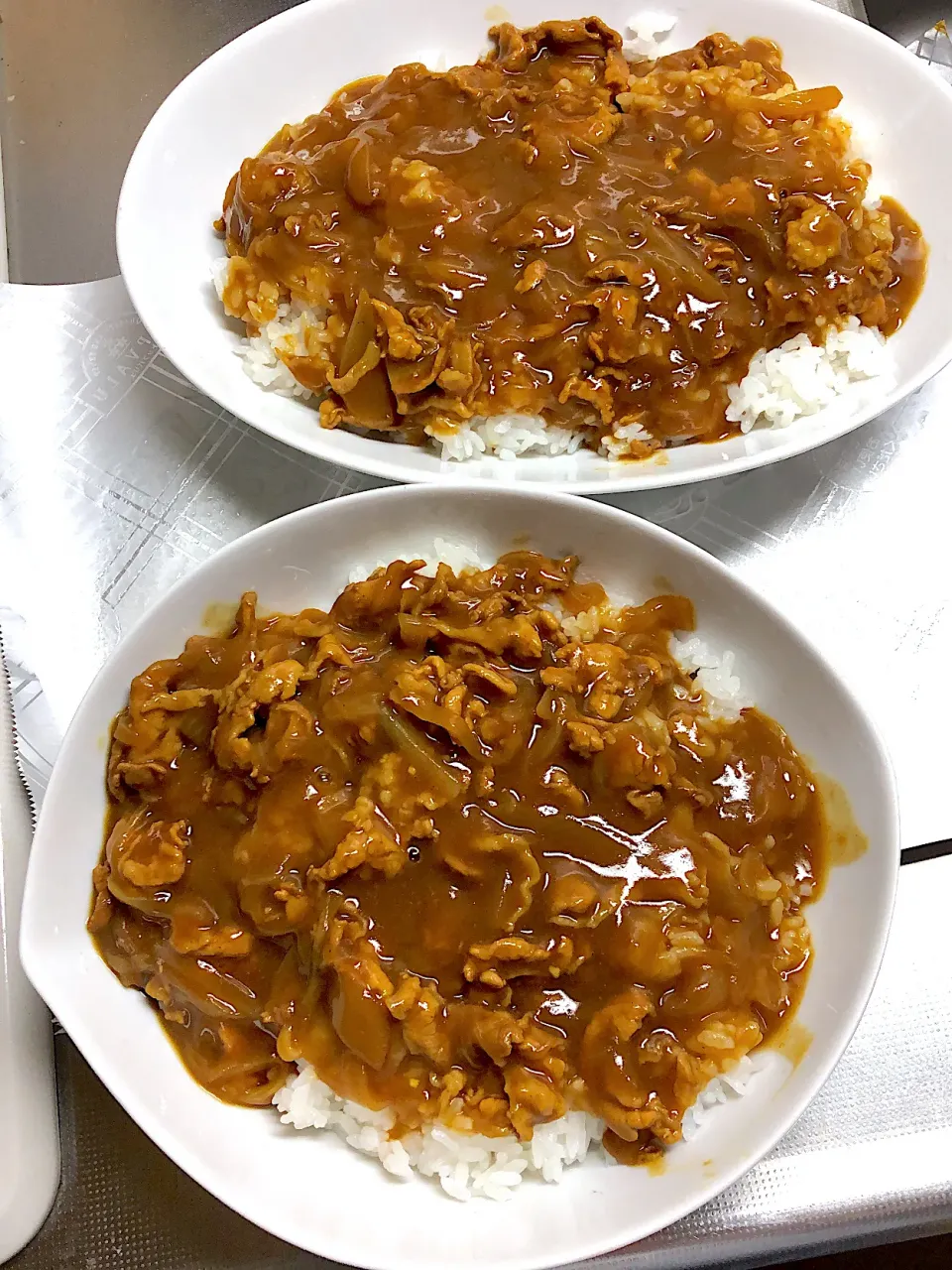 豚コマにんにくスパイシーカレー| ᐕ)⁾⁾|puppy·͜· ︎︎ᰔᩚさん