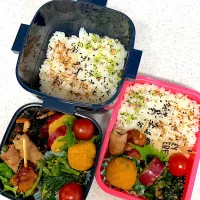 女子高生と男子高生のお弁当|料理嫌いなおかあさんさん