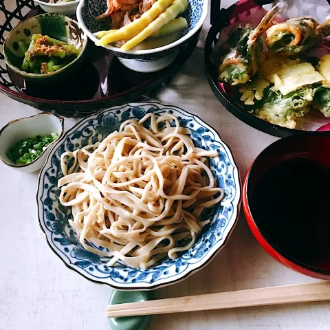 「無農薬栽培　最上早生 (自家製粉そば粉/丸抜き) 」を使ってみたSnapdishの料理・レシピ写真:とんちんさんの料理 "蕎麦ワールド” 初めての蕎麦打ち~結果は？