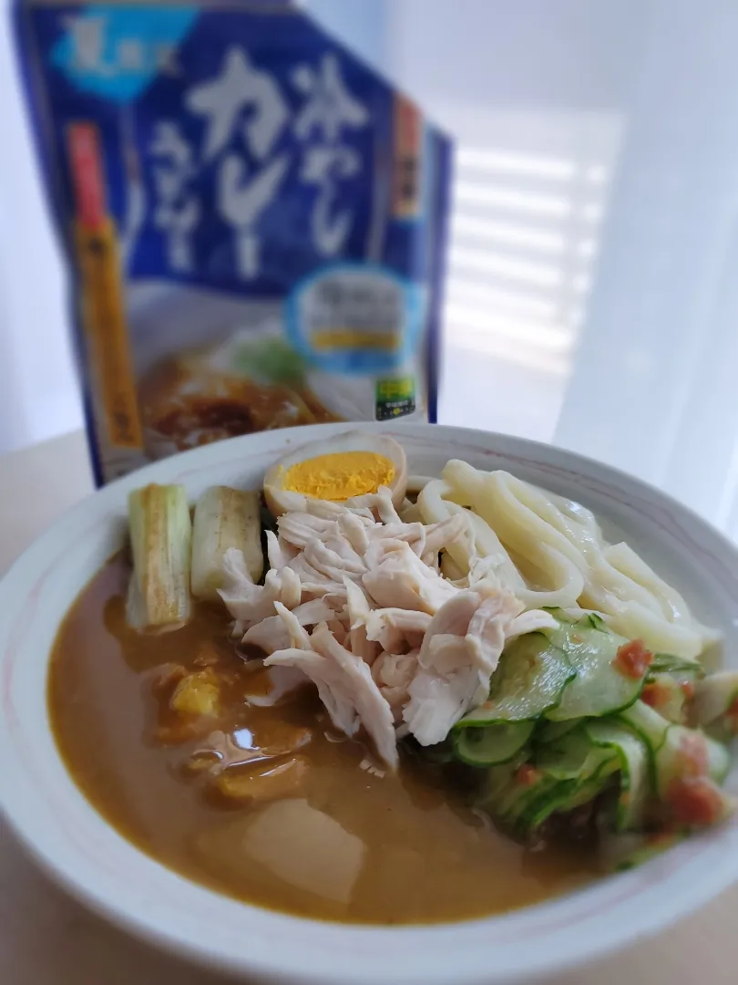 夏限定　レトルトの素
冷やしカレーうどん|みるくここあさん