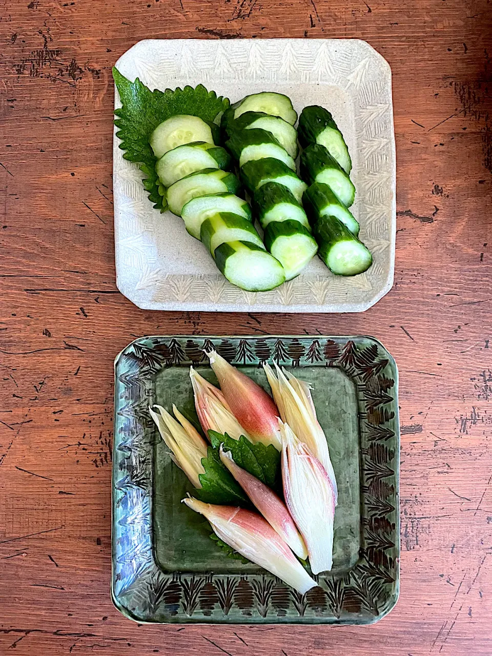 今日のお漬物　茗荷ときゅうり|sonokoさん