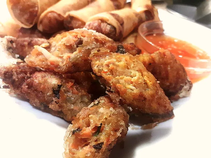 eggrolls and fried springrolls|Sophieさん