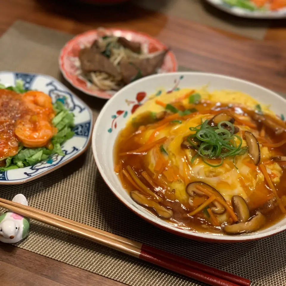 甘酢餡のとろとろ天津飯|あいさん