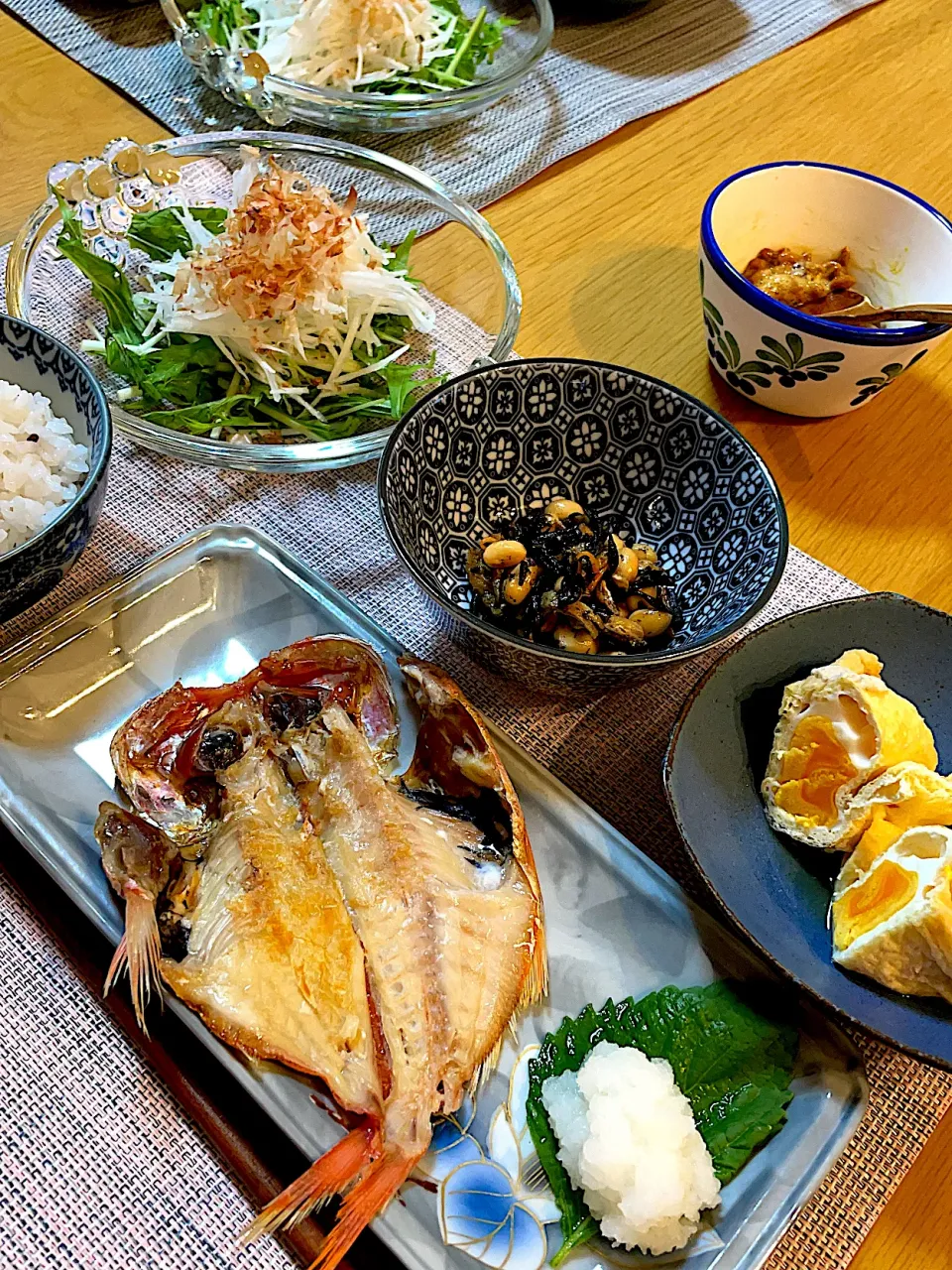 金目鯛の開きで晩御飯|Mikaさん