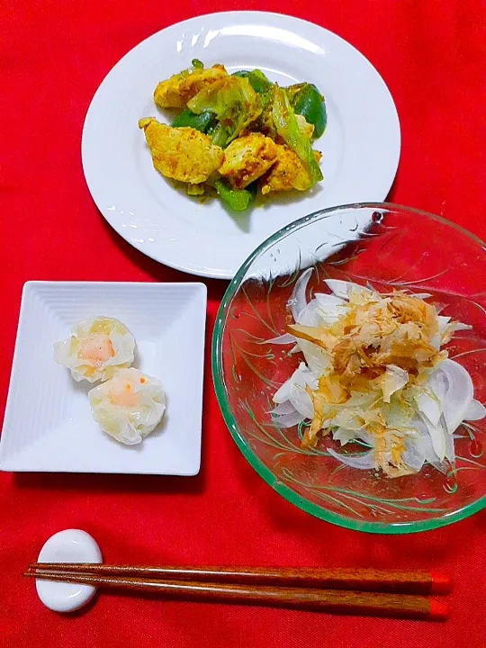 鶏とキャベツのカレー炒め🐔|つばささん