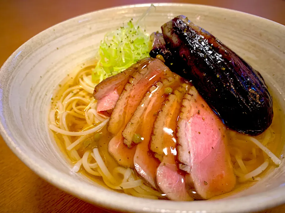 冷し鴨茄子そうめん|半田手延べそうめんの店 阿波や壱兆さん