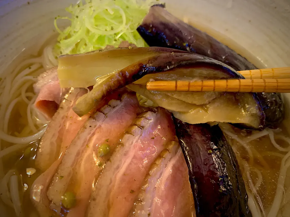 冷し鴨茄子そうめん|半田手延べそうめんの店 阿波や壱兆さん