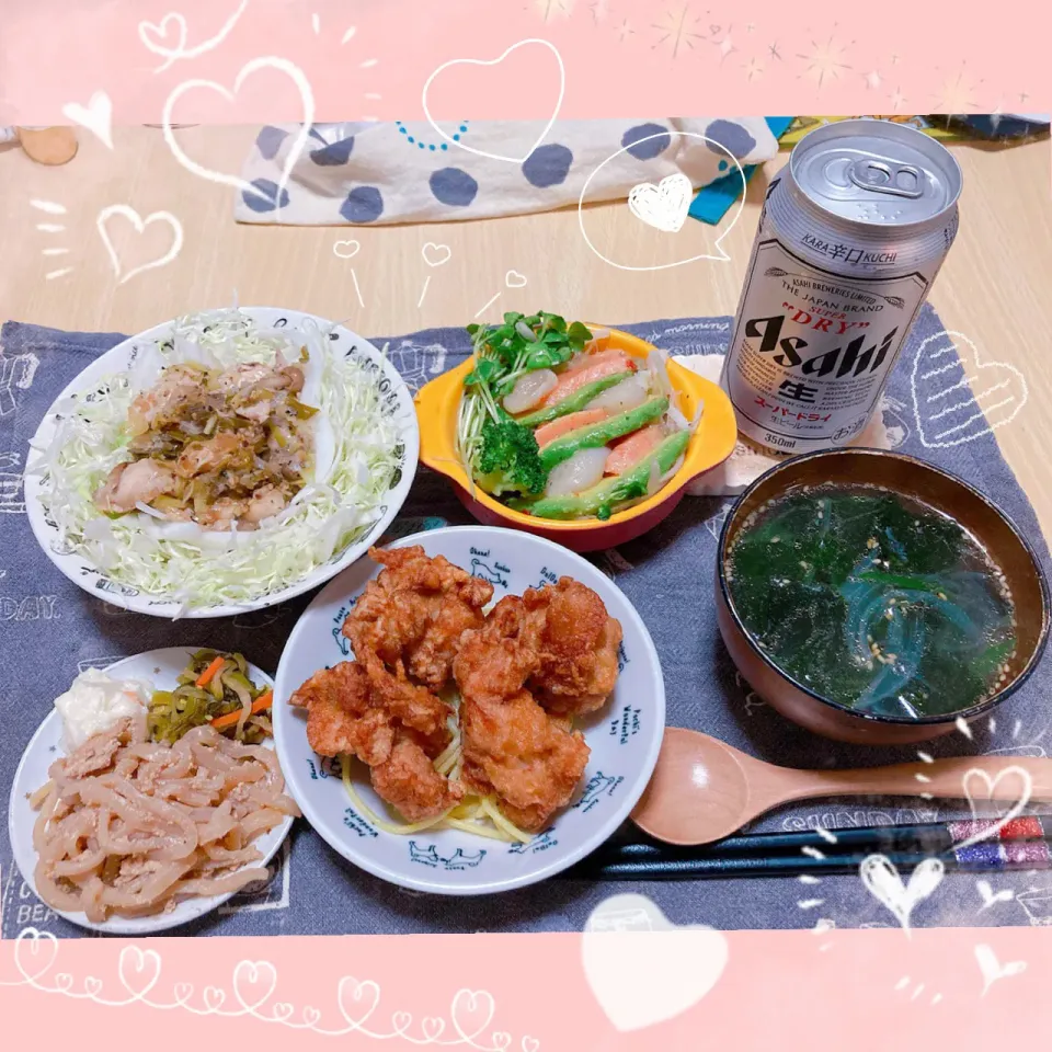 ６／９ ｗｅｄ 晩ごはん🍴＊○°|rinaronarさん