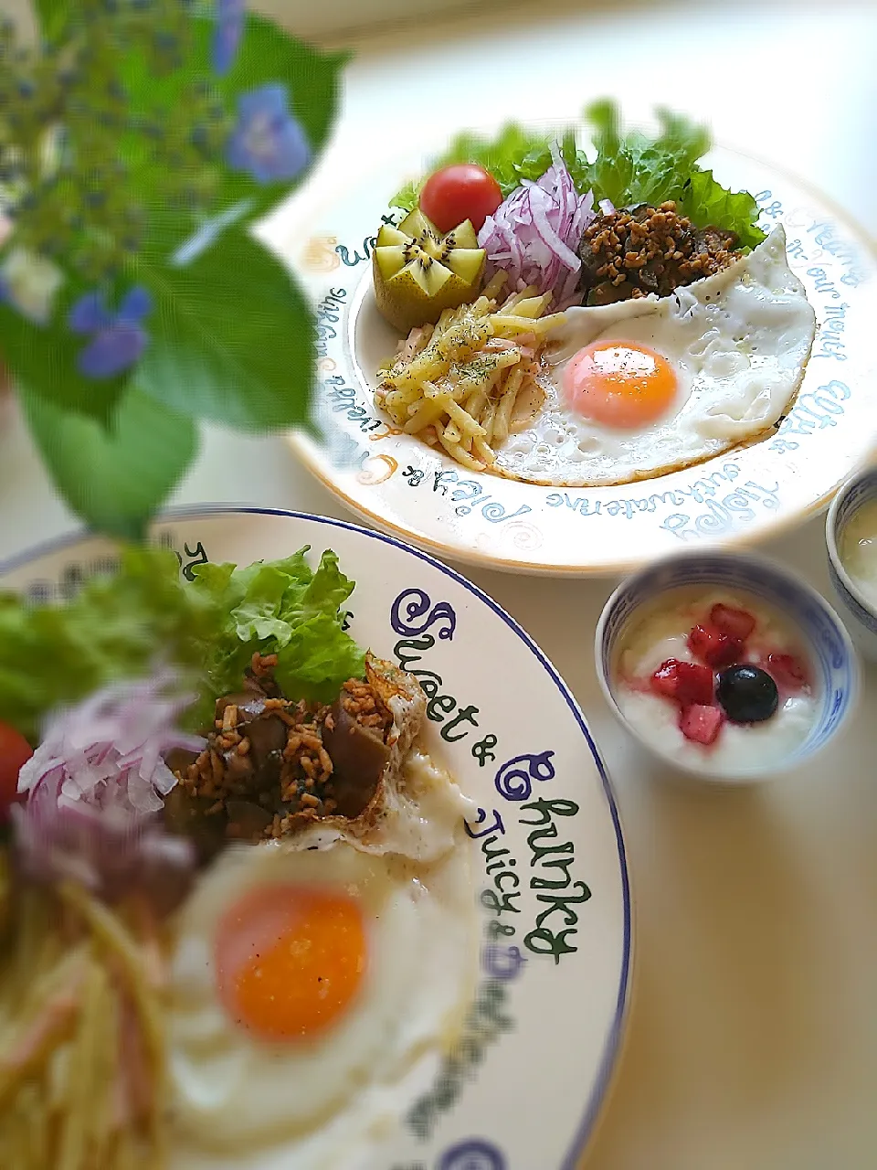 朝ごはん🌄！|まめころさん