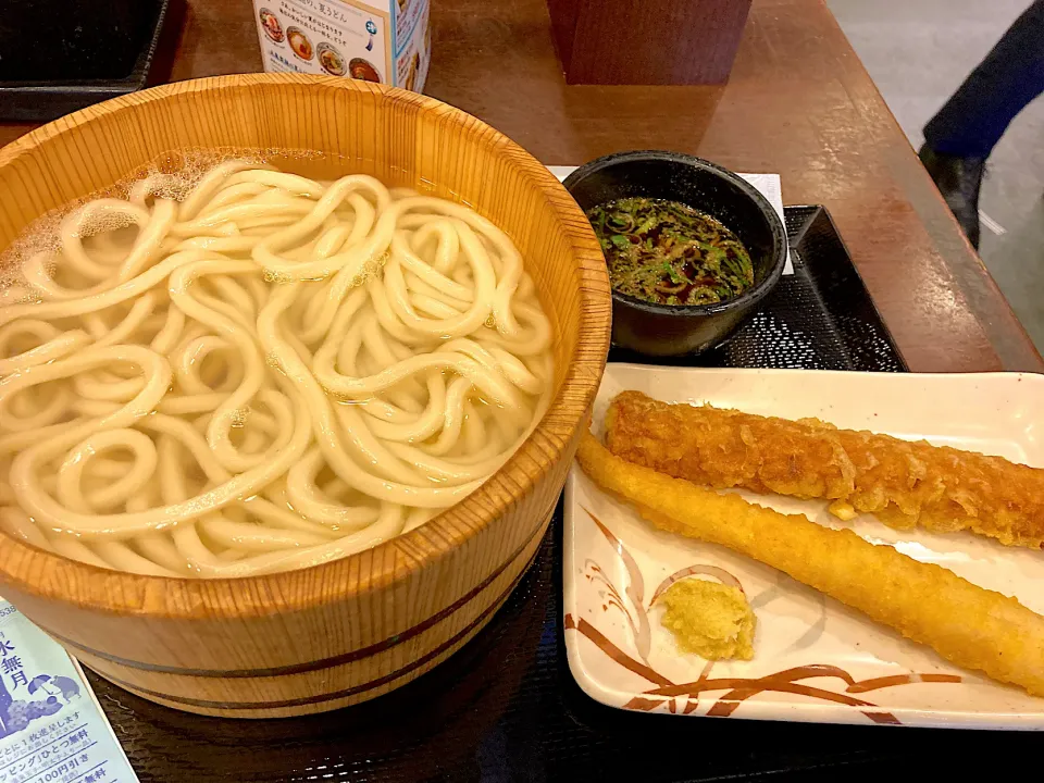 釜揚げ大&細たけ天、ちくわ天@丸亀製麺|yoooochanさん