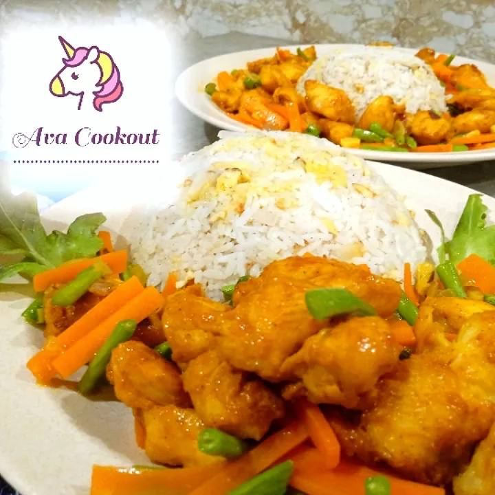 Tumeric Chicken with Fried Rice|Averine Micheleさん