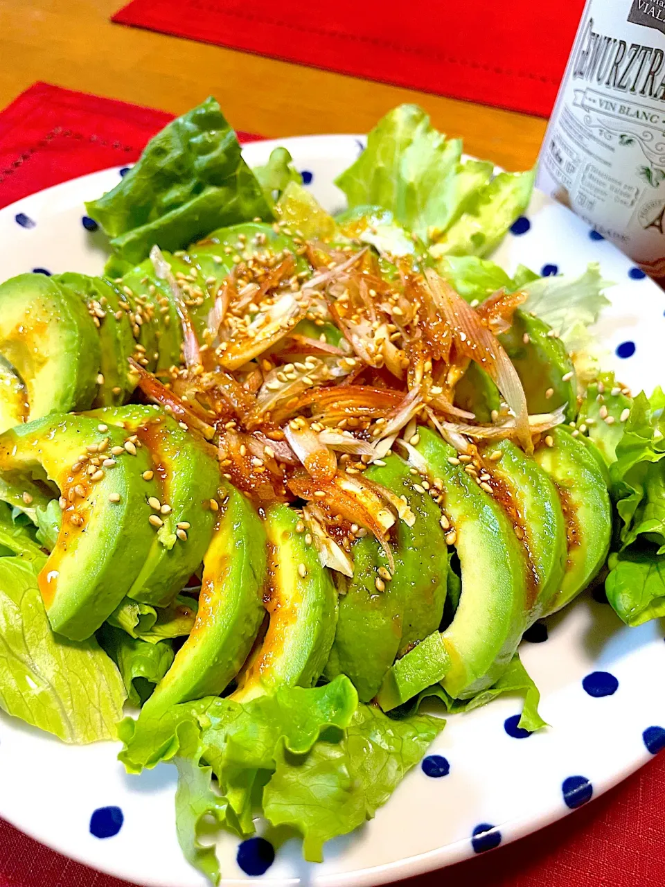 Snapdishの料理写真:ぱあるさんの料理 よだれ鶏に似せた よだれアボカド🥑|おかちさん