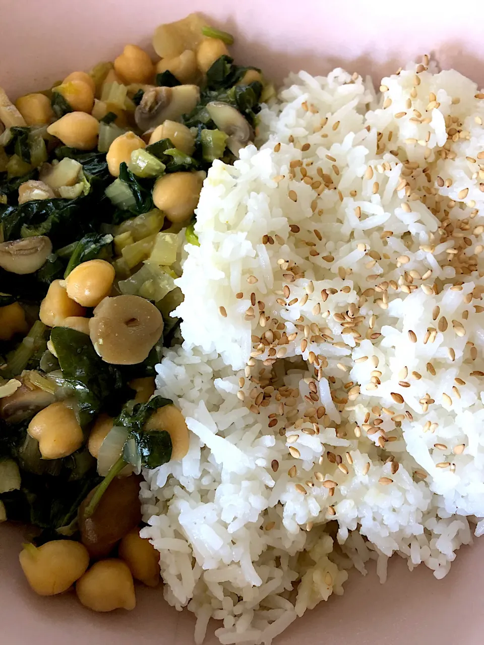 Coconut chickpea curry with rice|MissYumYumさん