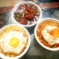 egg chow,egg chicken fried rice and chilli chicken|Soumi Dasさん