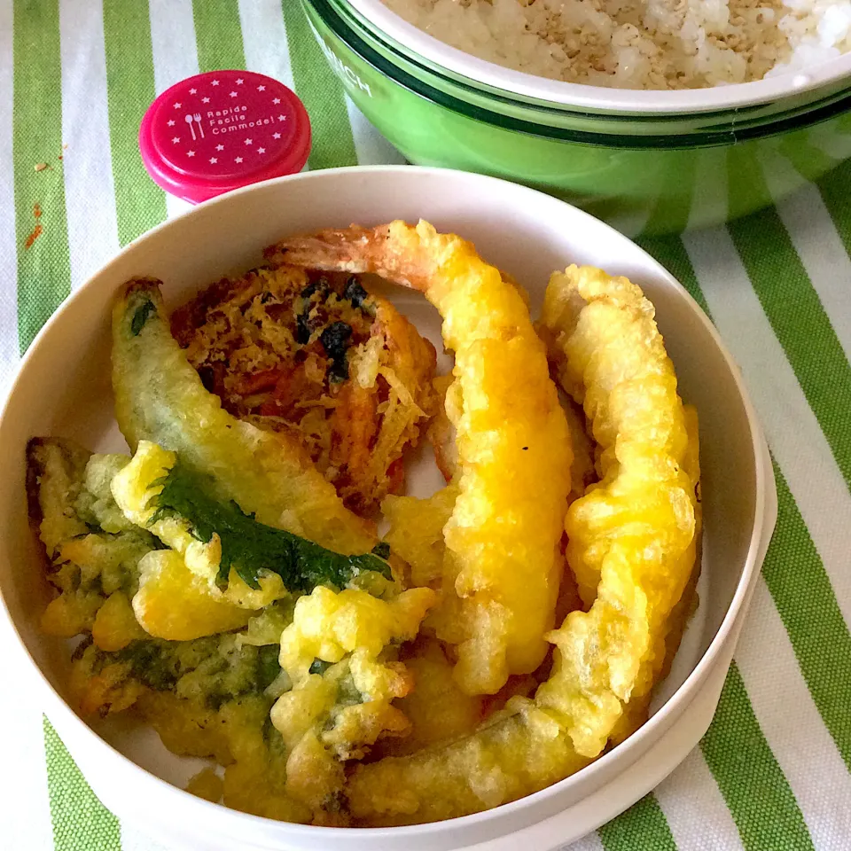 長女のJKべんと　甘いつゆで天丼〜|yukoさん