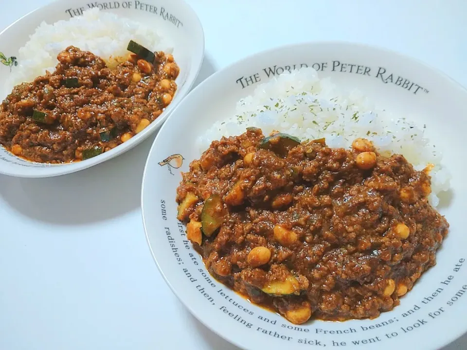 豆のキーマカレー🍛|☘️みどり食堂さん