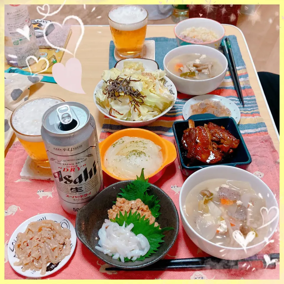 ６／１０ ｔｈｒ 晩ごはん🍴＊○°|rinaronarさん