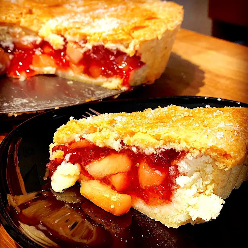 Apple & Cherry Pie in Sweet Shortcrust Pastry 
#homemade #applepie #chefemanuel 
#ilovecooking|Emanuel Hayashiさん