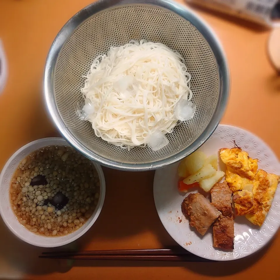 今日は素麺！|料理上手になりたい大学生さん