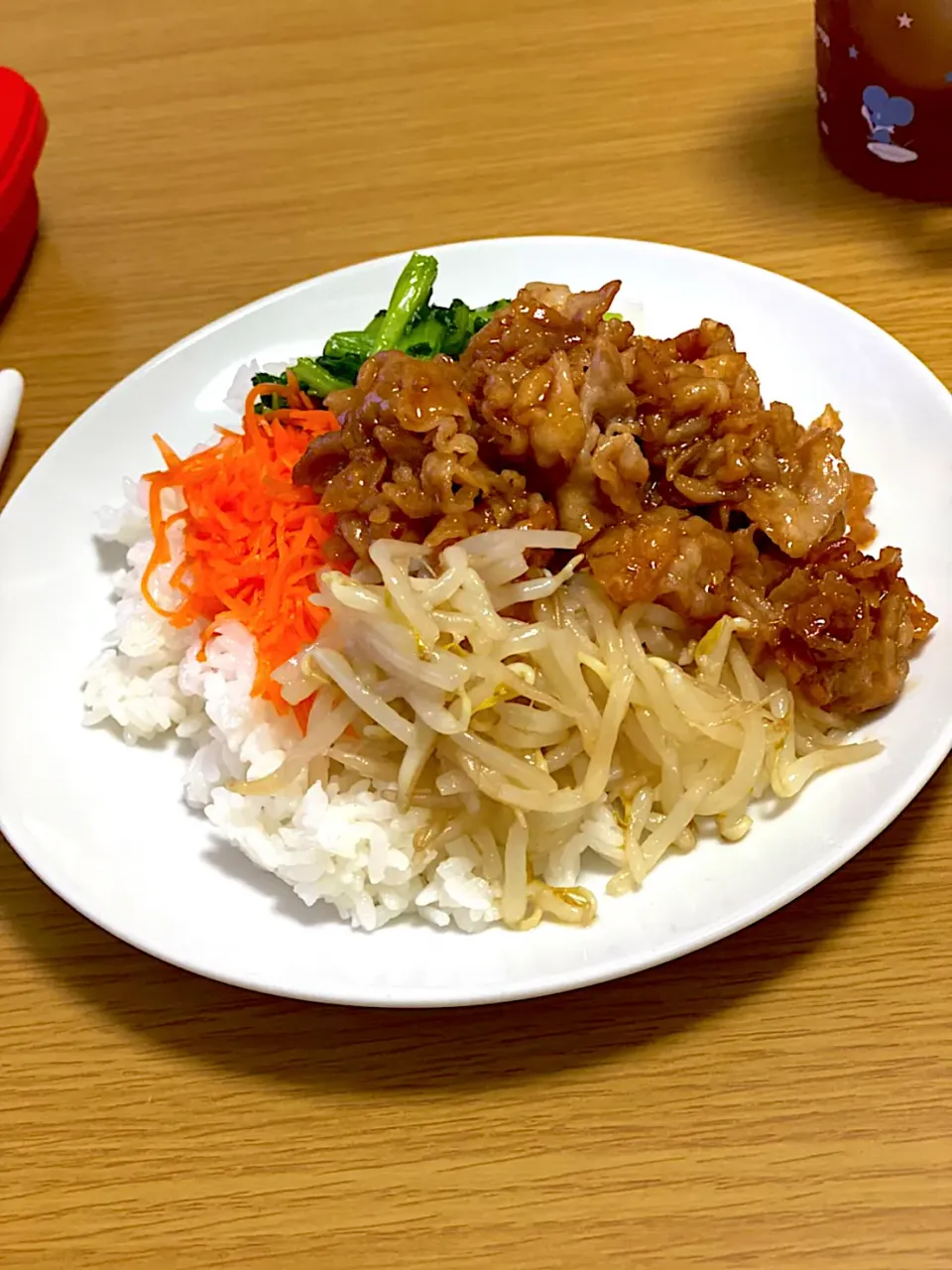 豚バラ肉ビビンバ丼|爰音さん