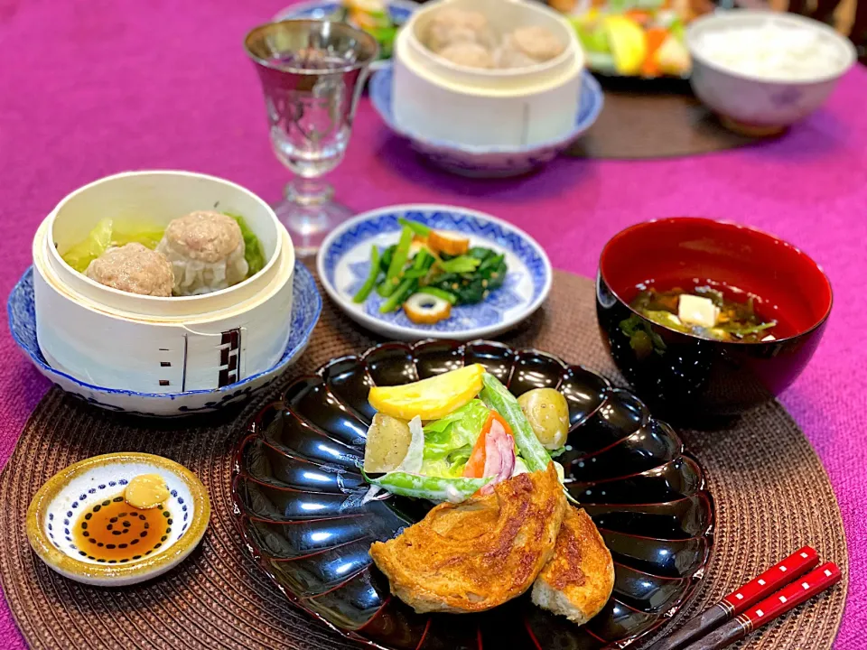 2021.5.22 お夕飯のメインは車麩ステーキ🍴|Seikoさん