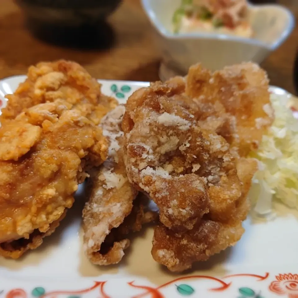 豚肉の竜田揚げ＆唐揚げ( ´艸｀)|しーPaPaさん