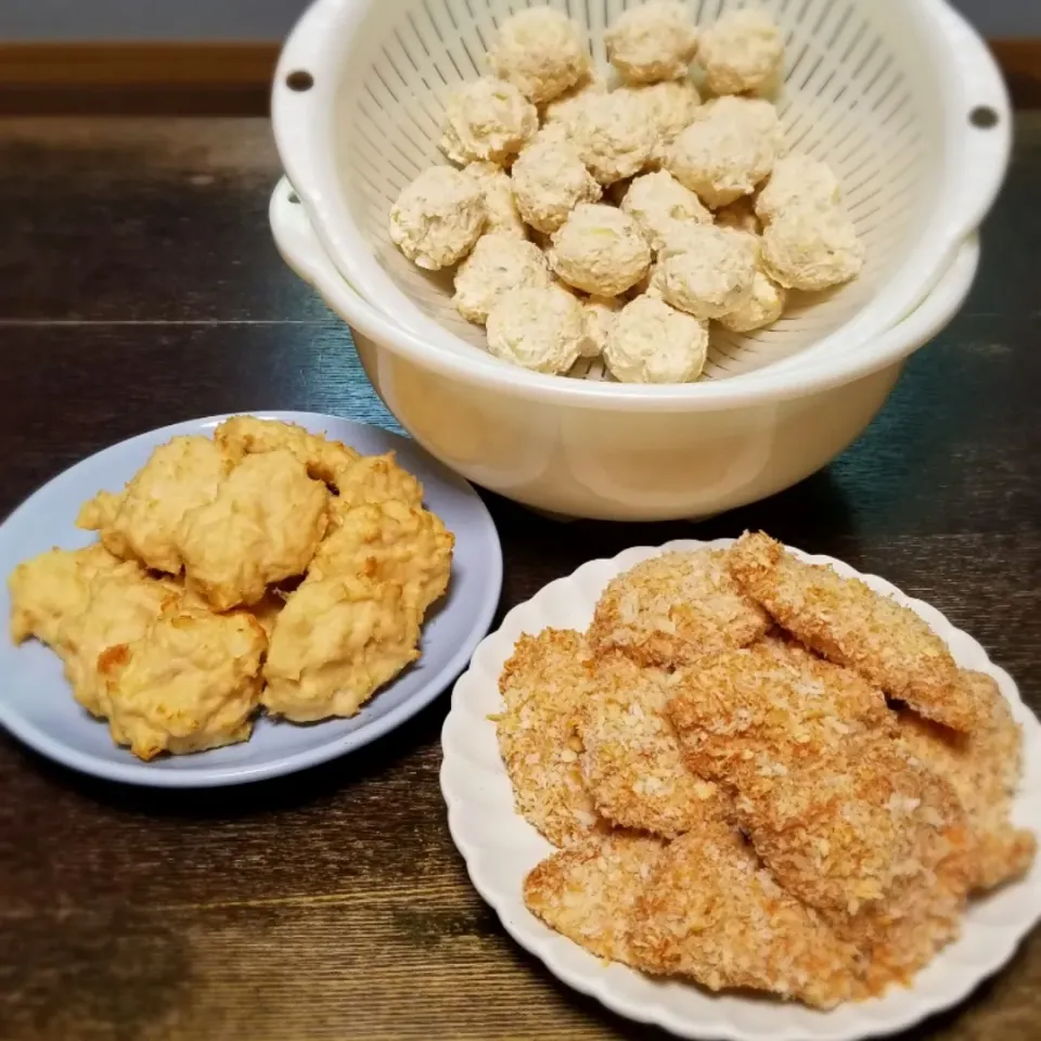 揚げないささみ料理トリオ|ぱんだのままんさん