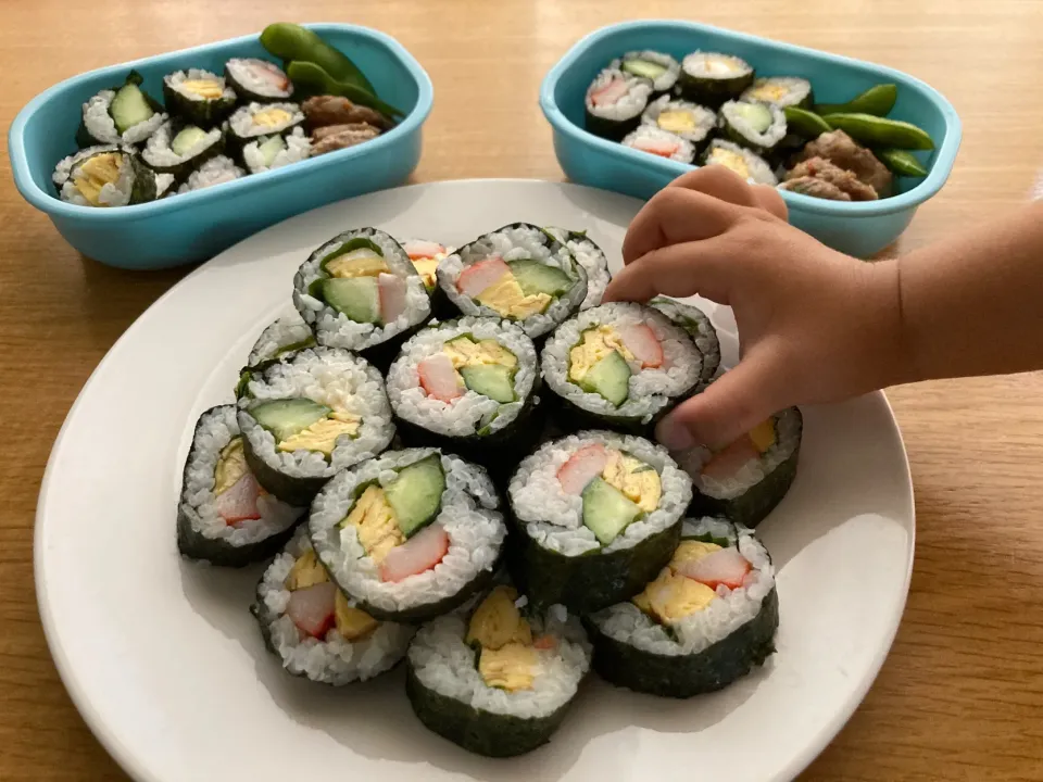 Snapdishの料理写真:＊ちびたん＊年中さんお弁当＊|＊抹茶＊さん