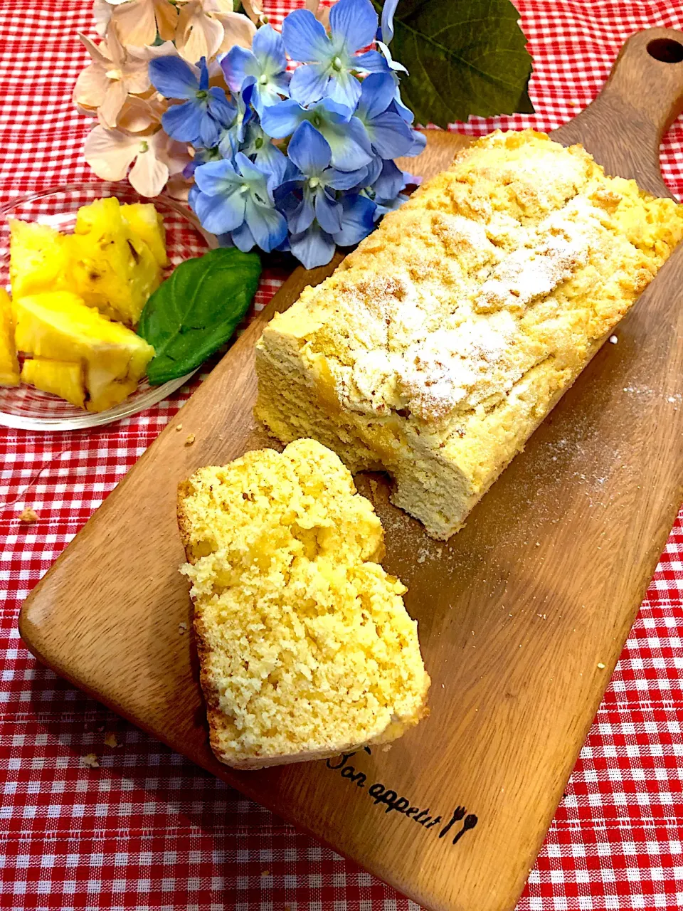 まめころさんの料理 パイナップルパウンドケーキ🍍de息子が大絶賛‼️😍✨|＊いちご＊さん