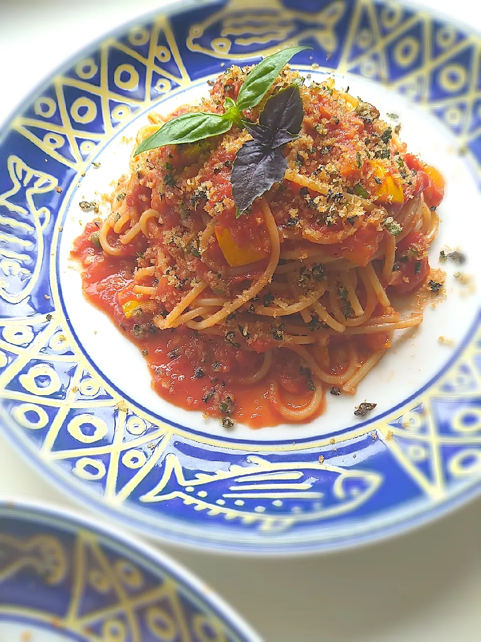 Snapdishの料理写真:まめころの料理 AXさんのとこで見たプッタネスカ🍅作ってみた！リピート🎵|まめころさん