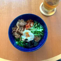 Snapdishの料理写真:日曜日のお昼　そうめんビビン麺|彩愛さん