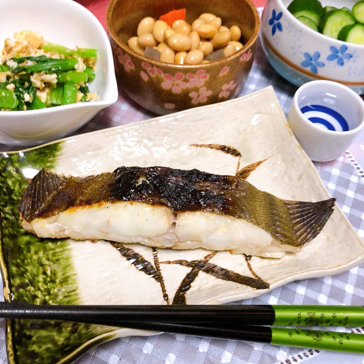 天然平目の塩麹焼き|ひつじのひとりごとさん