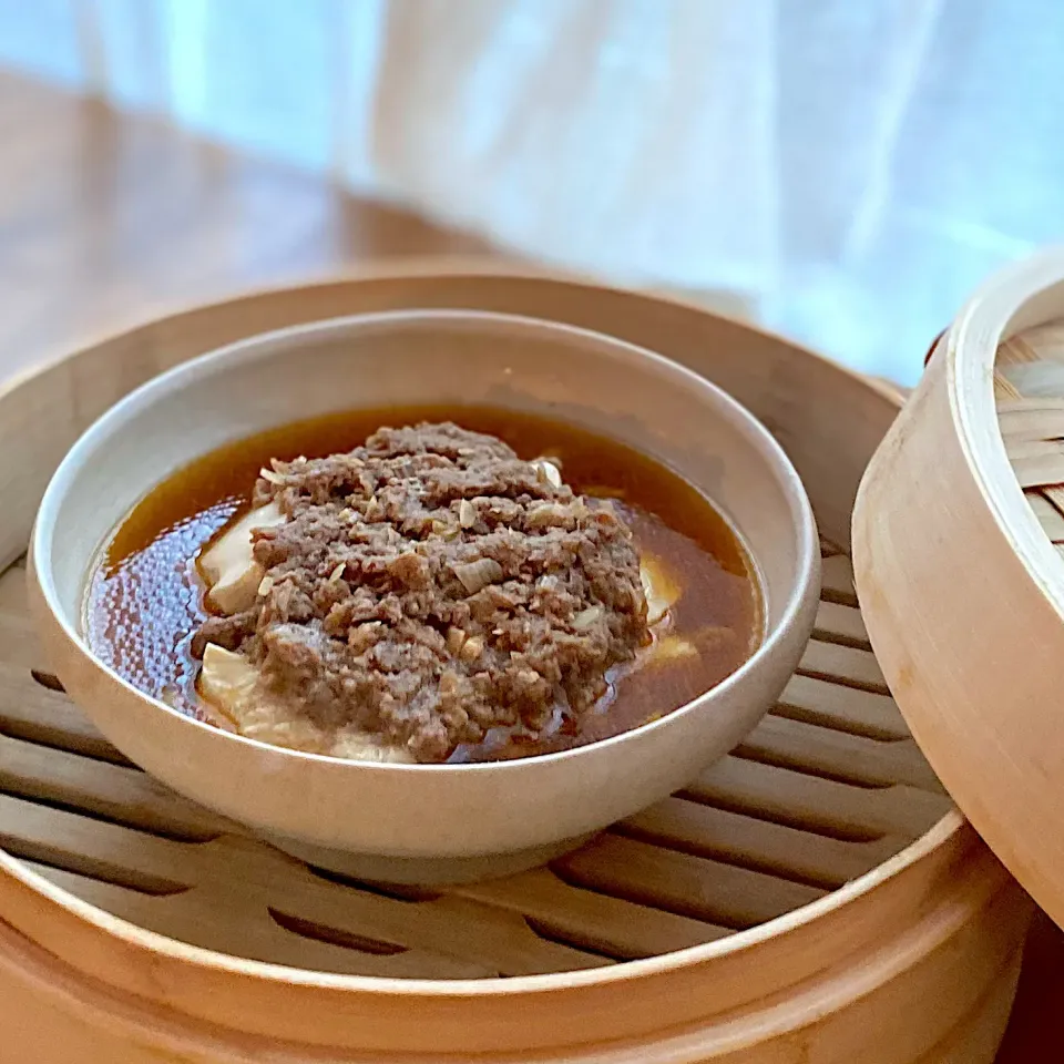 長女の好物＊蒸し麻婆豆腐【せいろ蒸し料理】|yu papaさん