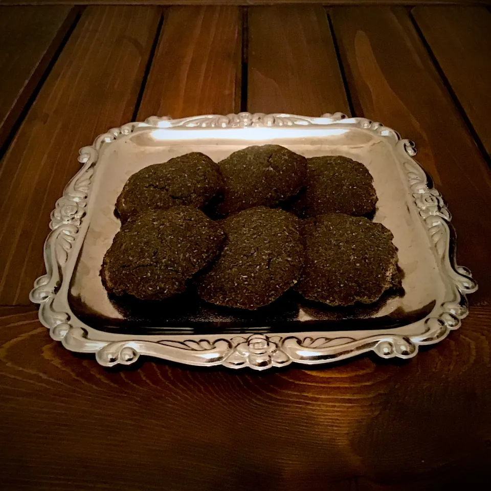 🌿𝚌𝚑𝚎𝚛𝚗𝚘🥄さんの料理 黒練り胡麻クッキー|🌿𝚌𝚑𝚎𝚛𝚗𝚘🥄さん