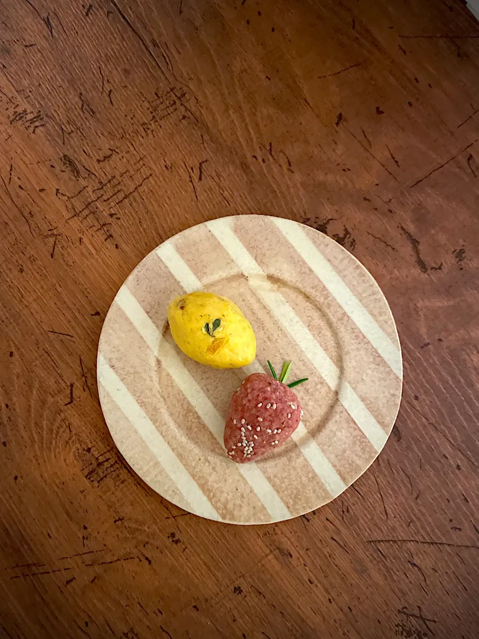 レモン🍋といちご🍓のブリスボール　イタリアのお菓子風|sonokoさん