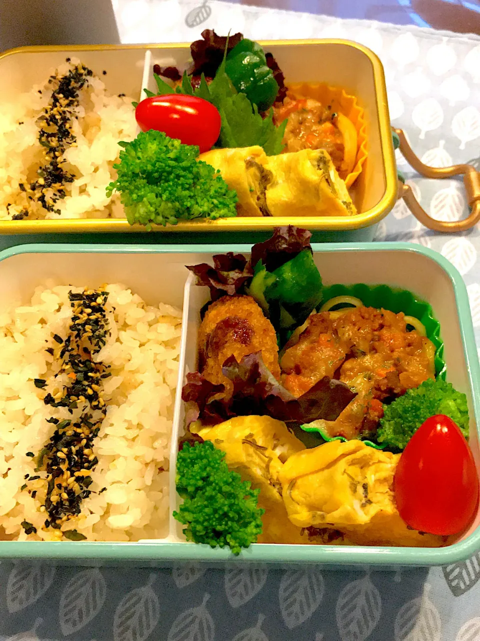 2021.6.14  ＊今日のお弁当＊作り置き冷凍ミートソースパスタ＆昆布入り卵焼き＊|rinrin*mama*さん