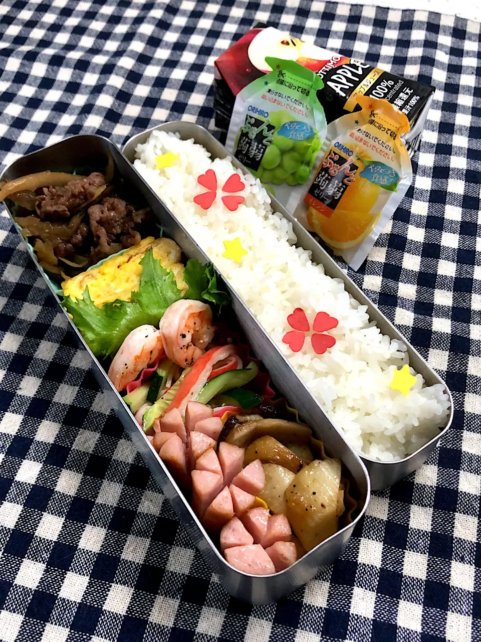 Snapdishの料理写真:牛ごぼう煮お弁当|まめすけ⭐︎さん