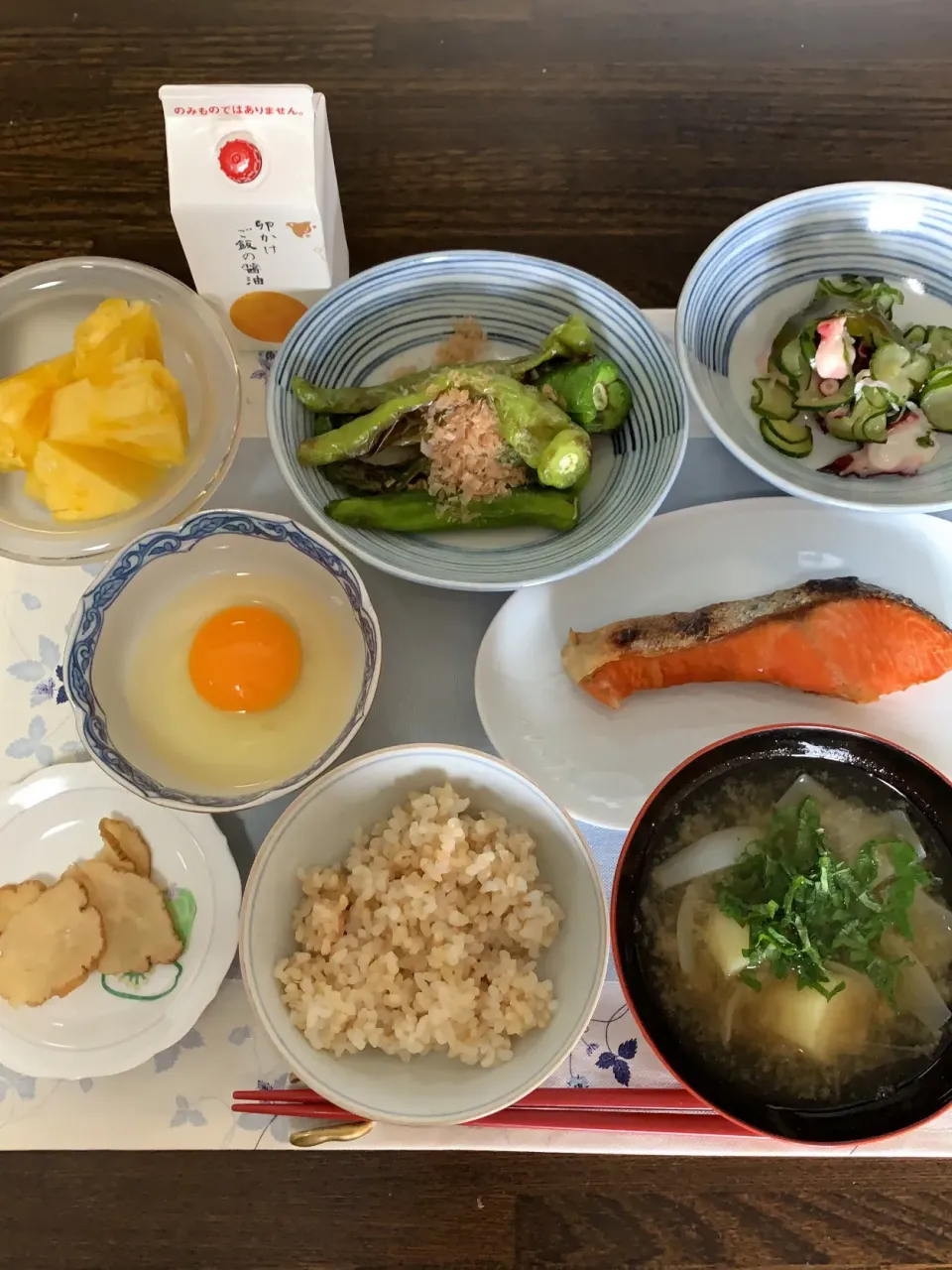 卵かけご飯の朝食❣️|tamemitiさん